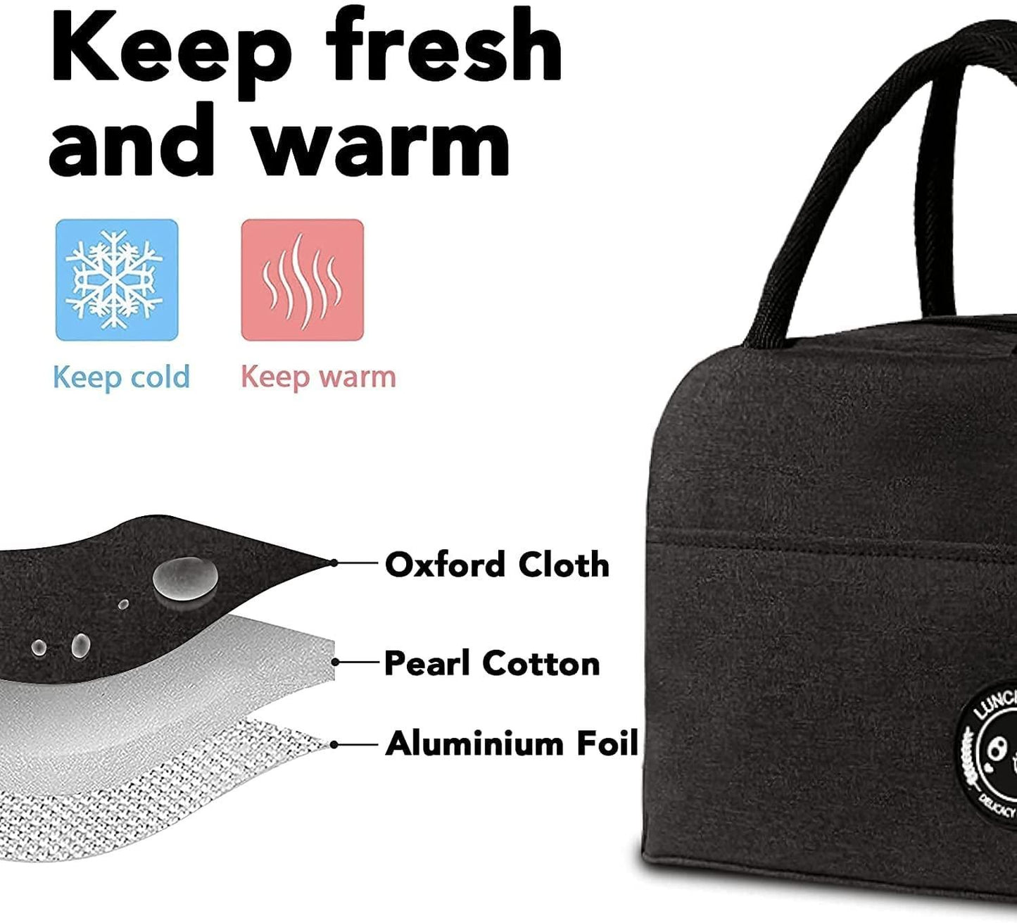 Insulated Portable and Reusable Lunch Bag™