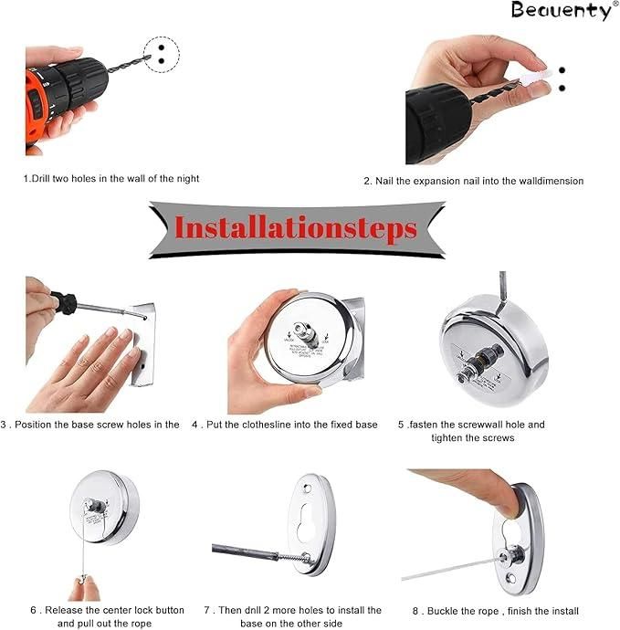 Stainless Steel Retractable Clothesline™