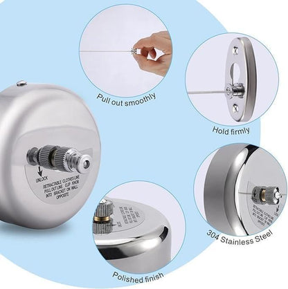 Stainless Steel Retractable Clothesline™