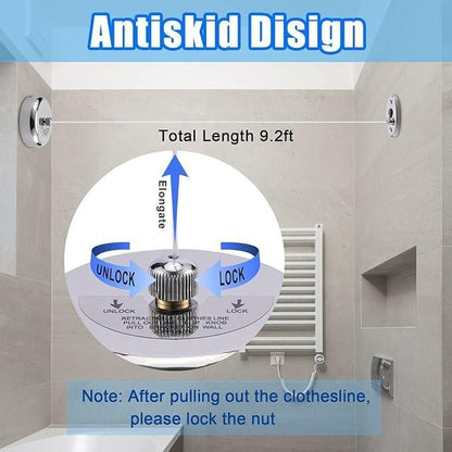 Stainless Steel Retractable Clothesline™