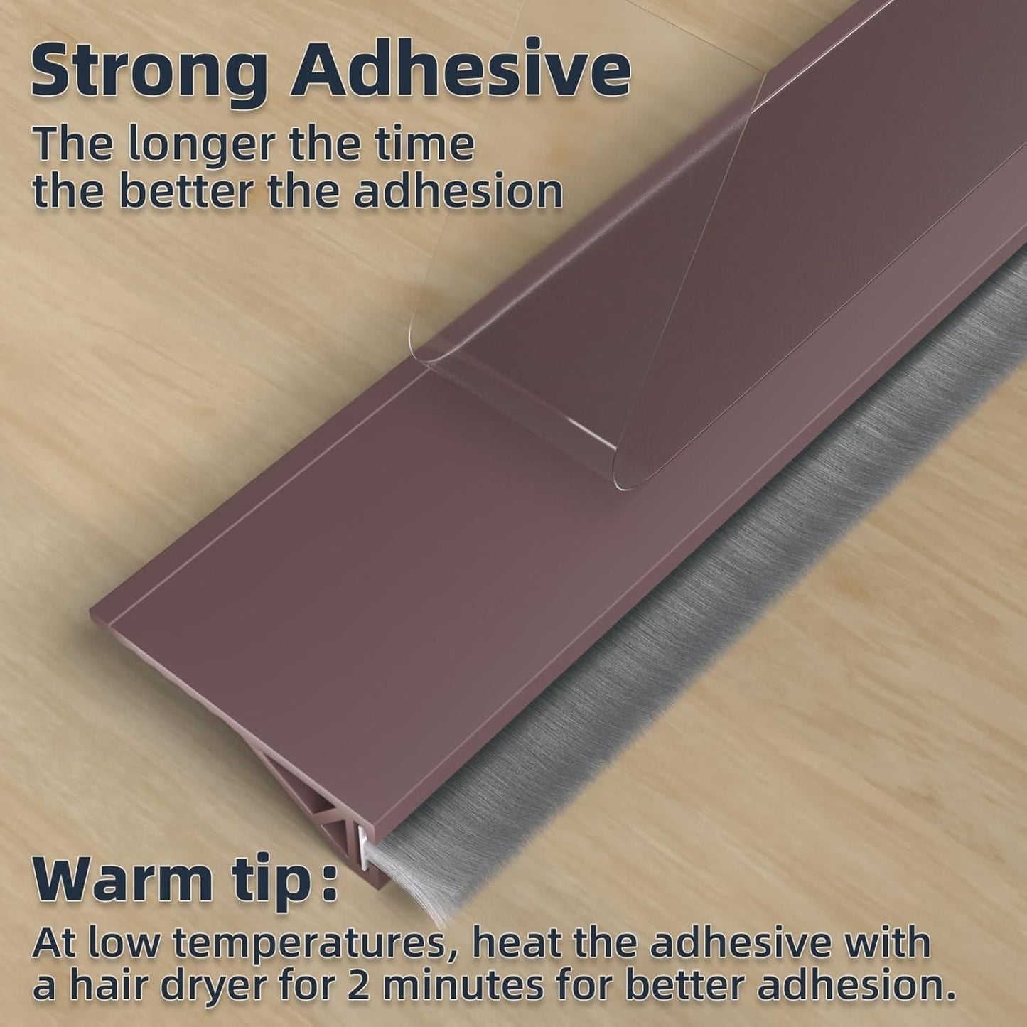 Door Draft Stopper With Brush™