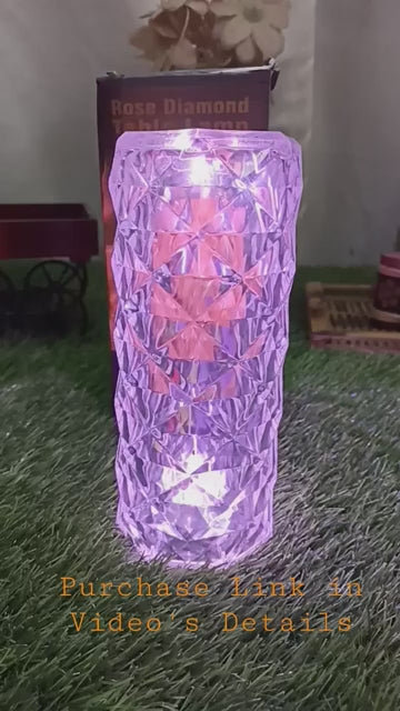 16 Color Changing Rose Crystal Diamond Table Lamp™